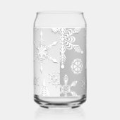 Crystal Snowflakes Pattern Blikvorm Glas (Rechts)