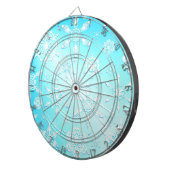 Crystal Snowflakes Pattern Dartbord (Voorkant Rechts)