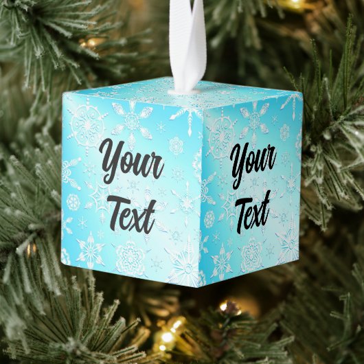 Crystal Snowflakes Pattern Decoratie (Boom)