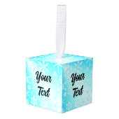 Crystal Snowflakes Pattern Decoratie (Voorkant hoekig)
