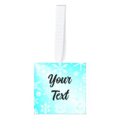 Crystal Snowflakes Pattern Decoratie (Voorkant)