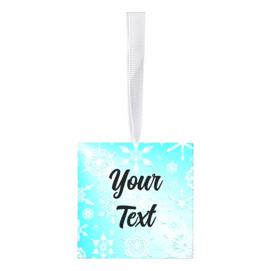 Crystal Snowflakes Pattern Decoratie (Rechts)