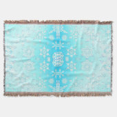 Crystal Snowflakes Pattern Deken (Voorkant)