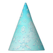 Crystal Snowflakes Pattern Feesthoedjes (Rechts)