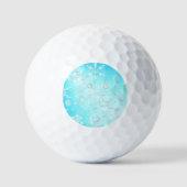 Crystal Snowflakes Pattern Golfballen (Voorkant)