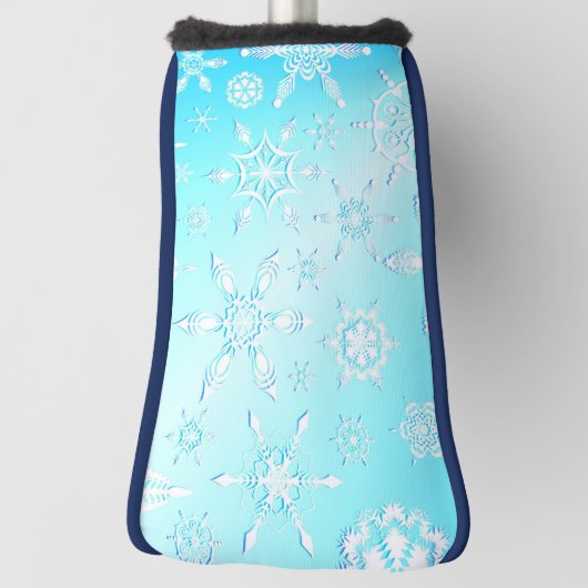 Crystal Snowflakes Pattern Golfheadcover (Draai 90)