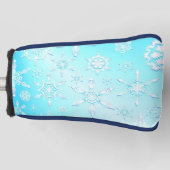 Crystal Snowflakes Pattern Golfheadcover (Voorkant)