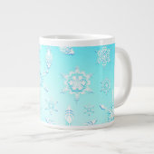 Crystal Snowflakes Pattern Grote Koffiekop (Voorkant rechts)