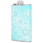 Crystal Snowflakes Pattern Heupfles (Links)