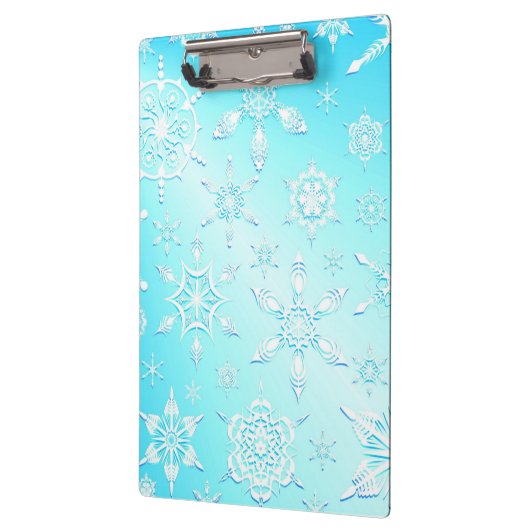 Crystal Snowflakes Pattern Klembord (Links)