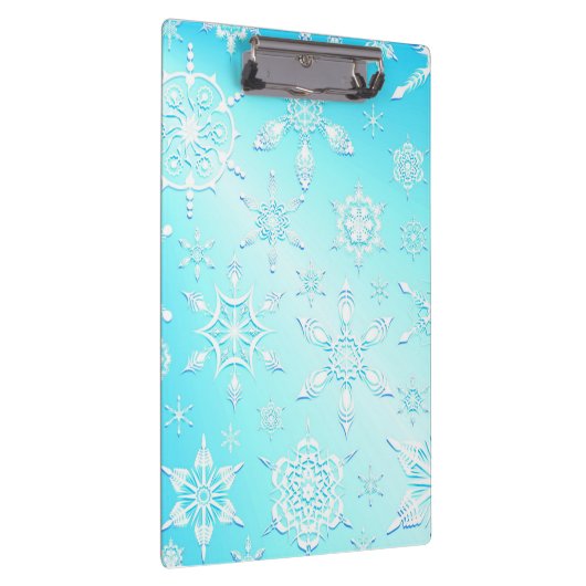 Crystal Snowflakes Pattern Klembord (Rechts)