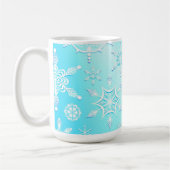 Crystal Snowflakes Pattern Koffiemok (Links)