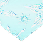 Crystal Snowflakes Pattern Korte Tafelloper (Hoek)