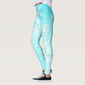 Crystal Snowflakes Pattern Leggings (Links)