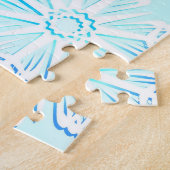 Crystal Snowflakes Pattern Legpuzzel (Zijkant)