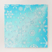 Crystal Snowflakes Pattern Legpuzzel (Horizontaal)