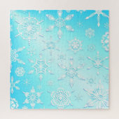 Crystal Snowflakes Pattern Legpuzzel (Verticaal)