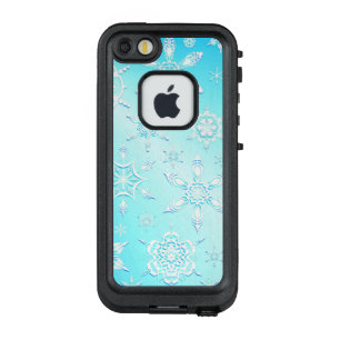 Crystal Snowflakes Pattern LifeProof FRÄ’ iPhone SE/5/5s Hoesje