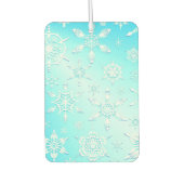 Crystal Snowflakes Pattern Luchtverfrisser (Voorkant)