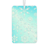 Crystal Snowflakes Pattern Luchtverfrisser (Achterkant)
