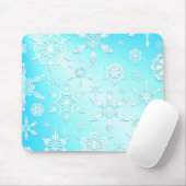 Crystal Snowflakes Pattern Muismat (Met muis)
