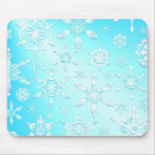 Crystal Snowflakes Pattern Muismat (Voorkant)