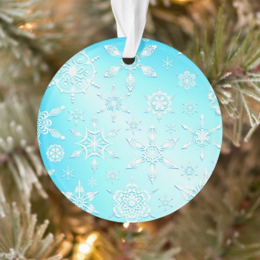 Crystal Snowflakes Pattern Ornament (Boom)