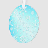 Crystal Snowflakes Pattern Ornament (voorkant)