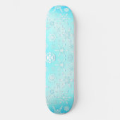Crystal Snowflakes Pattern Persoonlijk Skateboard (Voorkant)