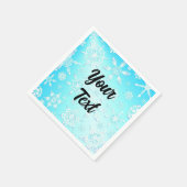 Crystal Snowflakes Pattern Servet (Hoek)