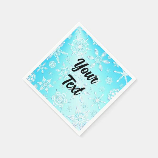 Crystal Snowflakes Pattern Servet (Hoek)