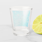 Crystal Snowflakes Pattern Shot Glas (Achterkant)