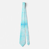 Crystal Snowflakes Pattern Stropdas (Voorkant)