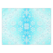 Crystal Snowflakes Pattern Tafelkleed (Voorkant (Horizontaal))