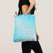 Crystal Snowflakes Pattern Tote Bag (Dichtbij)