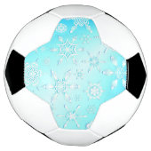 Crystal Snowflakes Pattern Voetbal (Gedraaid)