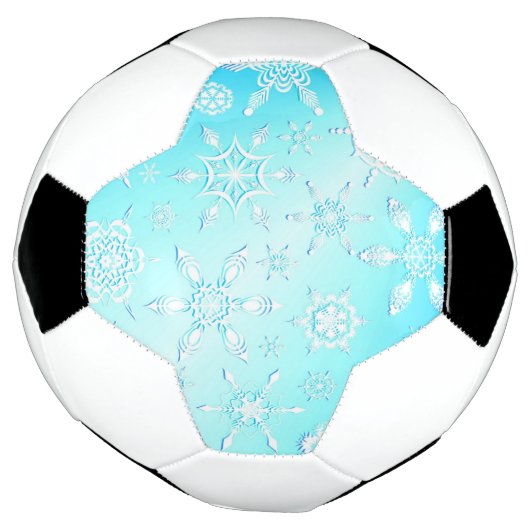 Crystal Snowflakes Pattern Voetbal (Gedraaid)