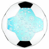 Crystal Snowflakes Pattern Voetbal (Voorkant)