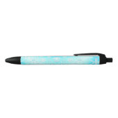 Crystal Snowflakes Pattern Zwarte Inkt Pen (Bovenkant)