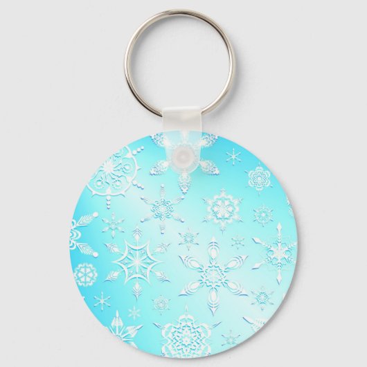 Crystal Snowflakes Sleutelhanger (Voorkant)