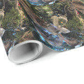 Crystal Snowman Ornament kerstboom Cadeaupapier (Rol Hoek)