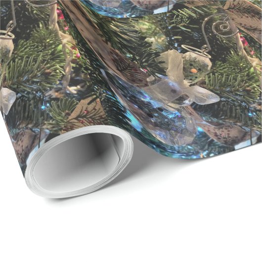 Crystal Snowman Ornament kerstboom Cadeaupapier (Rol Hoek)