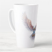 Crystal Soar: een symbool van transformatie Latte Mok (Linkerhoek)