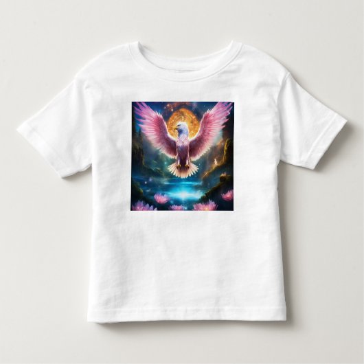 Crystal Soar: symbolische transformatie Eagle T-sh Kinder Shirts (Voorkant)