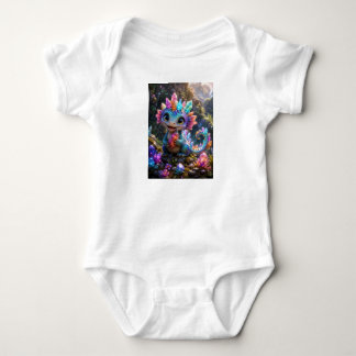 Crystal Sprout – Schattige Kristallen Draak Fantas Romper