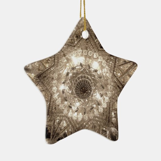 'Crystal' Star Ornament (Silver) (Rechts)