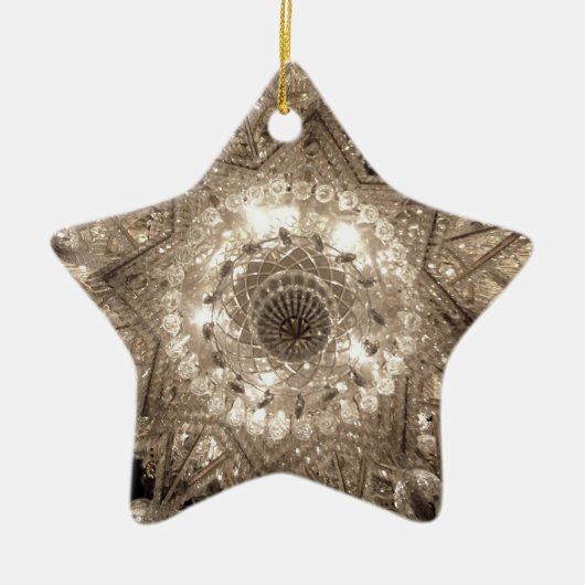 'Crystal' Star Ornament (Silver) (Voorkant)