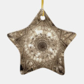 'Crystal' Star Ornament (Silver) (Achterkant)