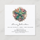 Crystal Star Square Visitekaartje (Achterkant)