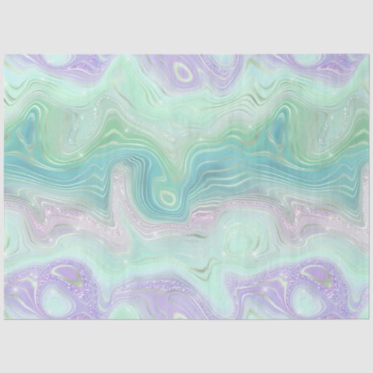 Crystal Strata Serie Ontwerp 7 Tissuepapier (Voorkant)
